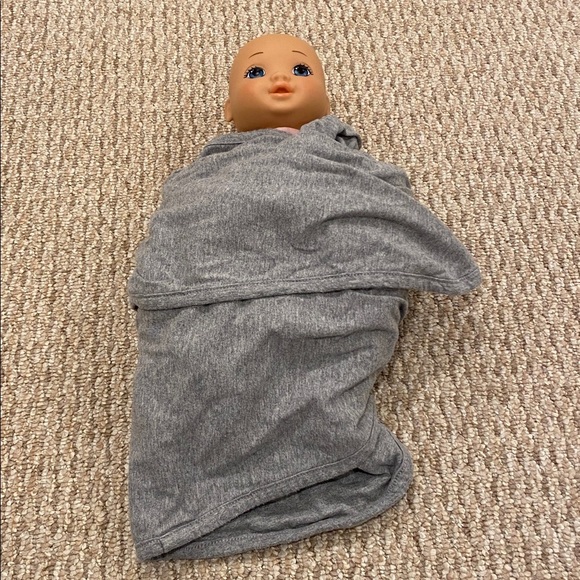 Miracle Baby Blanket Swaddle Gray One Size for Baby Back Sleeping Swaddle - Picture 7 of 8